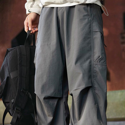 裾ドローコード パラシュートパンツ（3Colors）250916