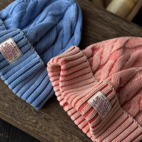 ウォッシュド ケーブルニット帽（5Colors）260020