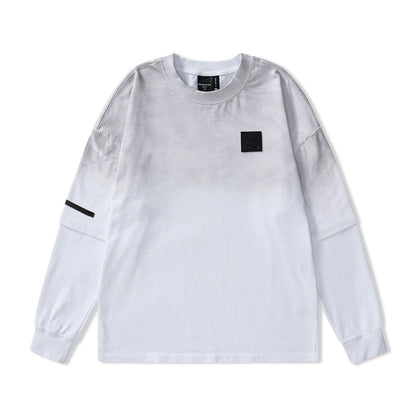 グラデーションカラー フェイクレイヤードTシャツ（5Colors）250662