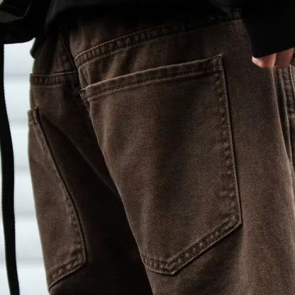 ウォッシュド ストレート カジュアルパンツ（2Colors）260189