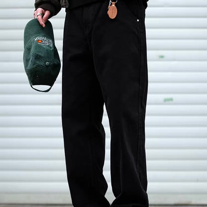 ウォッシュド ストレート カジュアルパンツ（2Colors）260189