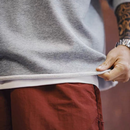 刺繍 プリント スウェットプルオーバー（1Color）260136