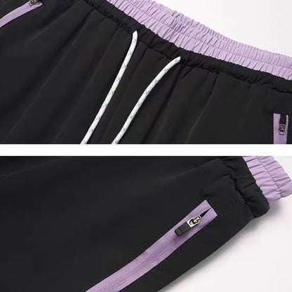 ワンポイントカラー ワイド スポーツパンツ（3Colors）260128