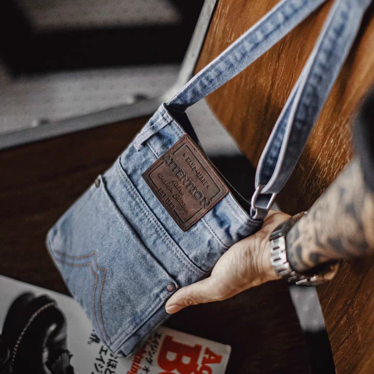 デニム ミニショルダーバッグ（1Color）251093