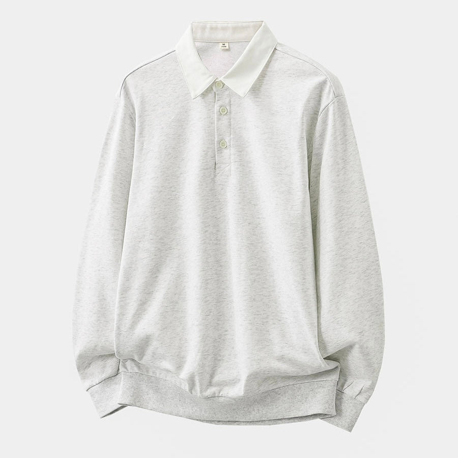 コントラストカラー シンプル ポロシャツ（2Colors）250878