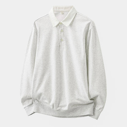 コントラストカラー シンプル ポロシャツ（2Colors）250878