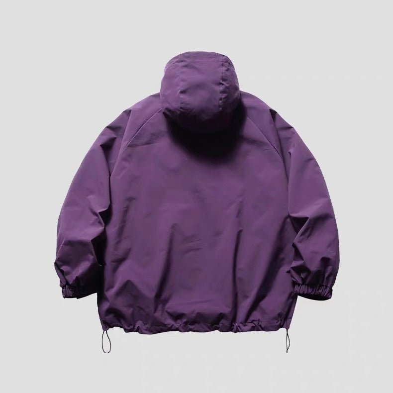 マルチカラー フード付 アウトドアジャケット（2Colors）250099