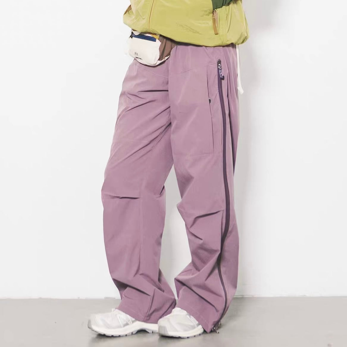 サイドジップ パラシュートパンツ（3Colors）260167