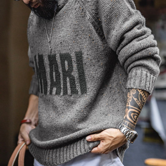 スタンドカラー ロゴニットプルオーバー（1Color）250987