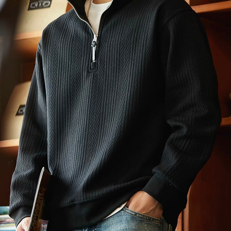 裏起毛 ハーフジップ プルオーバー（2Colors）250999