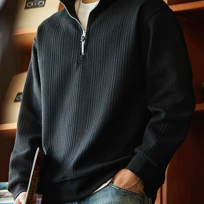 裏起毛 ハーフジップ プルオーバー（2Colors）250999