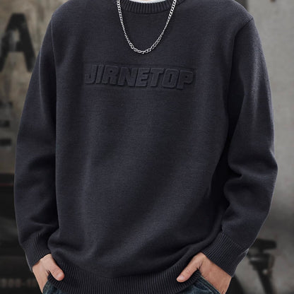 立体ロゴ ニットプルオーバー（1Color）251075