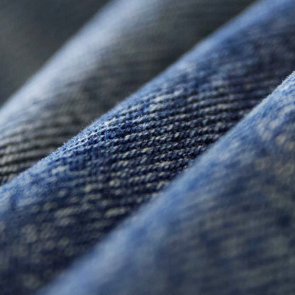 立体ステッチ ウォッシュド デニムパンツ（1Color）250917