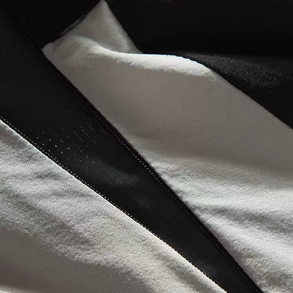 ジップ付スタンドカラー Tシャツ（2Colors）260502