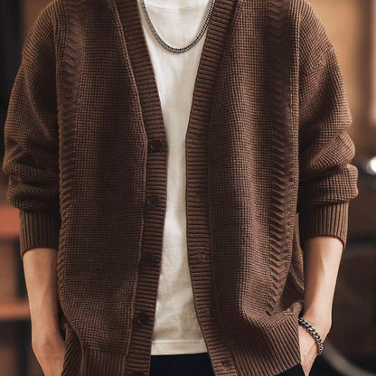 シンプル Vネック カーディガン（3Colors）250937