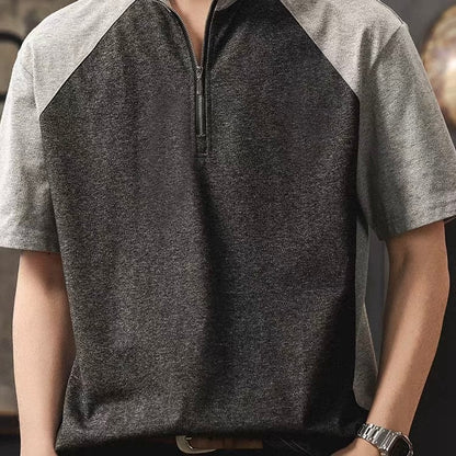 スタンドネック バイカラー Tシャツ（3Colors）260203