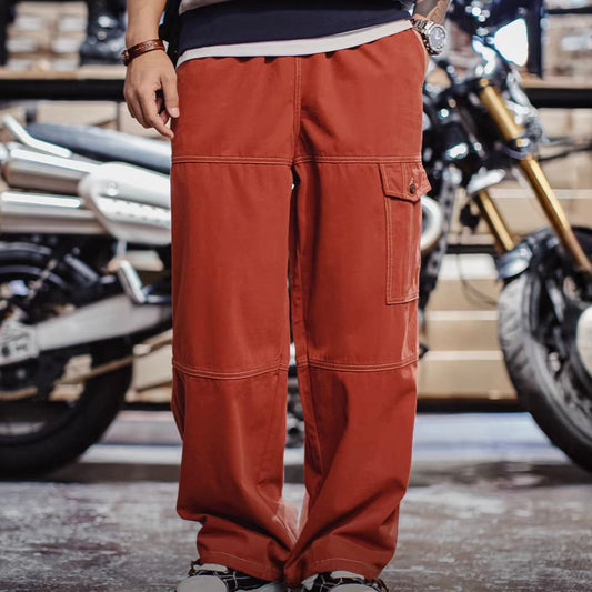 裾ドローストリング ワイド カーゴパンツ（1Color）260049