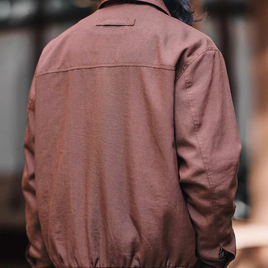 アメリカンレトロ シンプル ジャケット（2Colors）260107