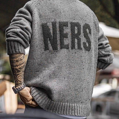 スタンドカラー ロゴニットプルオーバー（1Color）250987