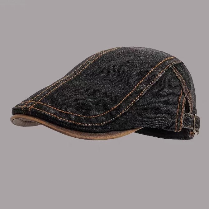 ウォッシュドデニム サイドベルト ハンチング（5Colors）260092