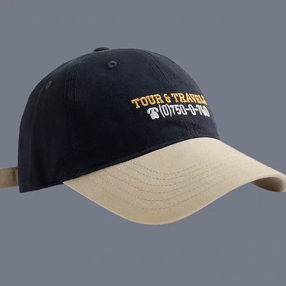 刺繍 バイカラー キャップ（5Colors）260093