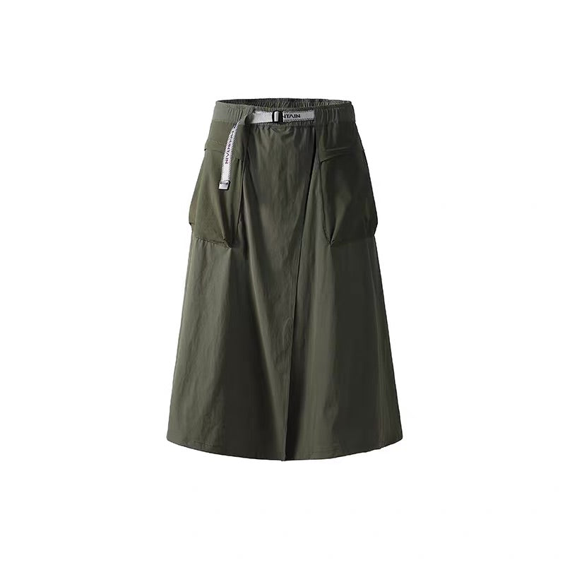 インナーパンツ付 ロング ラップスカート（3Colors）260493