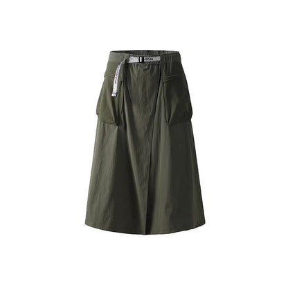 インナーパンツ付 ロング ラップスカート（3Colors）260493