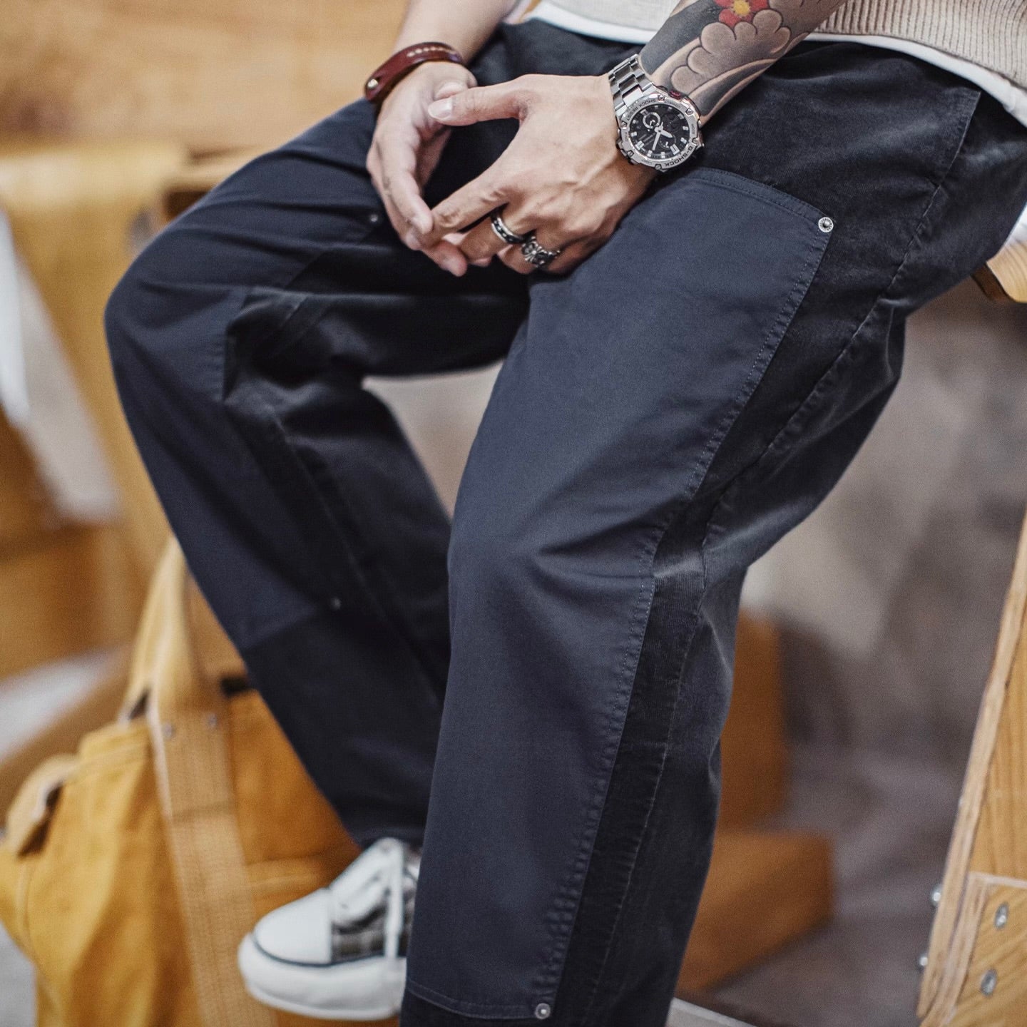 コーデュロイ ロギングパンツ（2Colors）251032