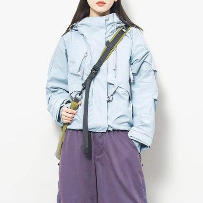 立体マルチポケット フード付ジャケット（5Colors）250940