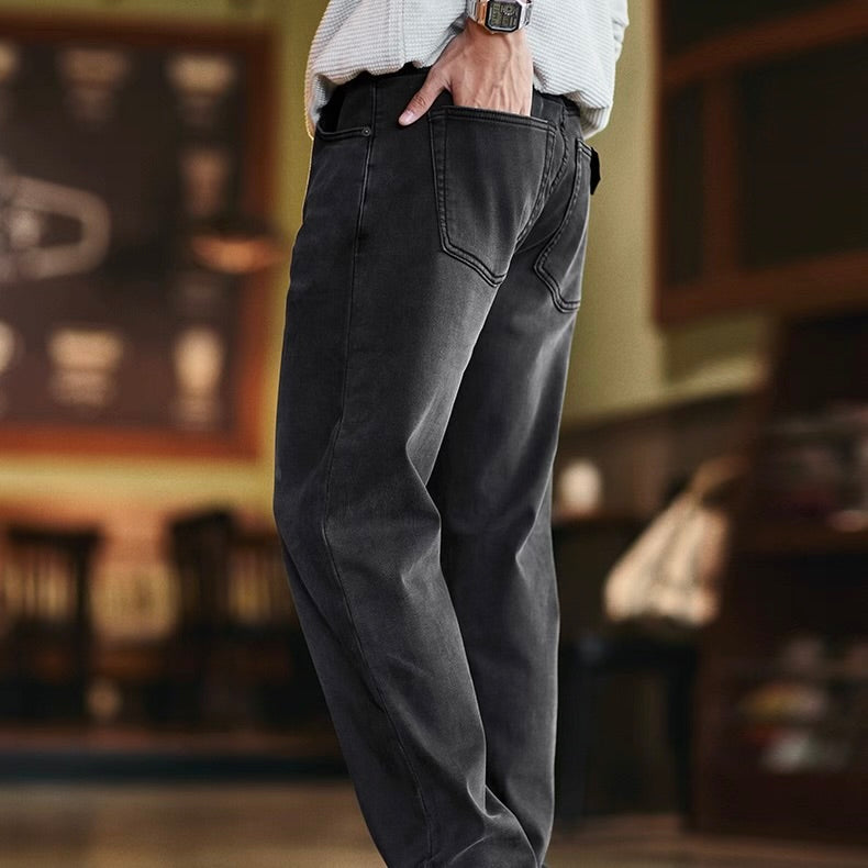 裏起毛 ストレート カジュアルパンツ（1Color）250996