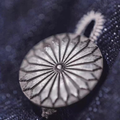 刺繍 デニム ミニポーチ（1Color）250127