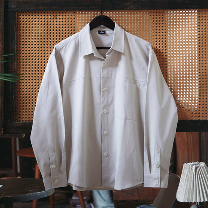 防シワ リラックス シンプルシャツ（3Colors）250853