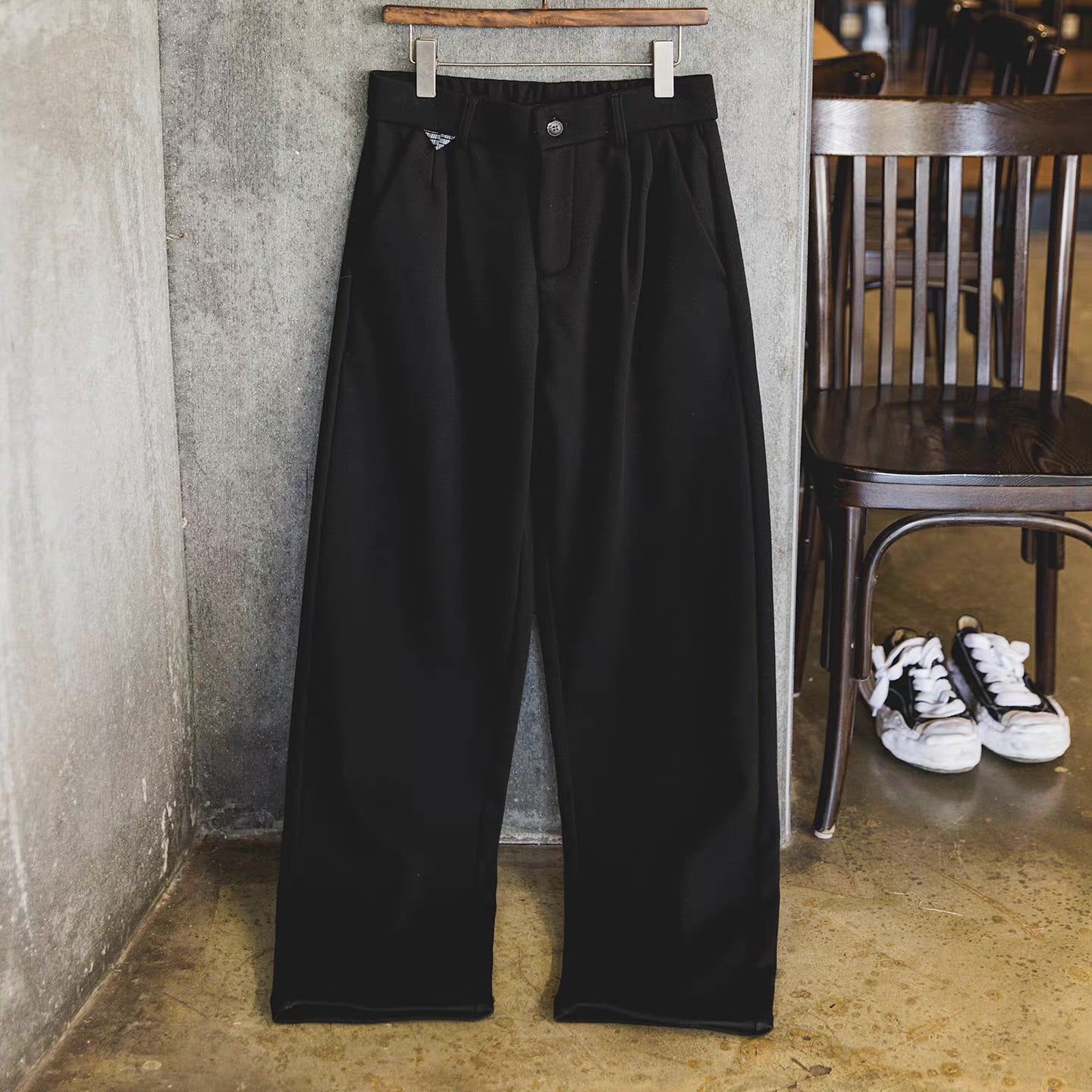 裏起毛 ワイドストレート カジュアルパンツ（2Colors）251049