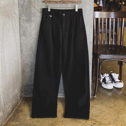 裏起毛 ワイドストレート カジュアルパンツ（2Colors）251049