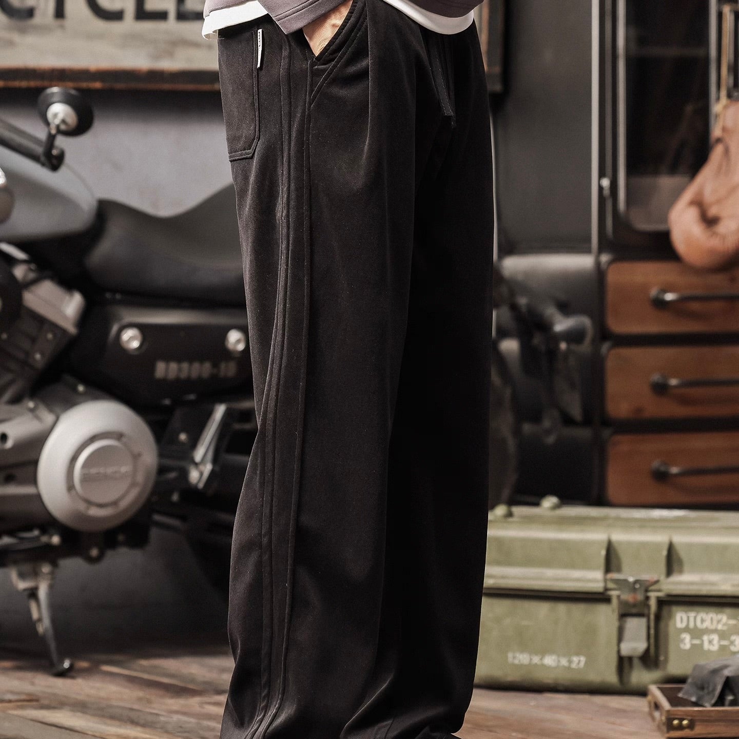 防寒 ストレート スウェットパンツ（3Colors）251019