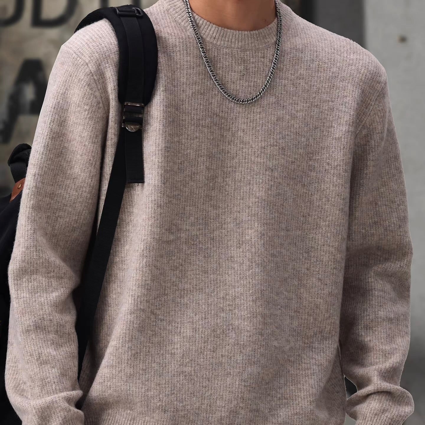 シンプル リラックスフィット セーター（4Colors）260035