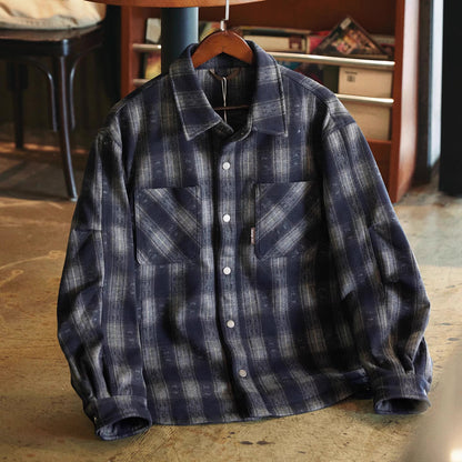 チェック柄 シャツジャケット（2Colors）250969