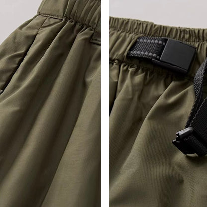 ベルト付 ラップスカート風 ショートパンツ（3Colors）260283