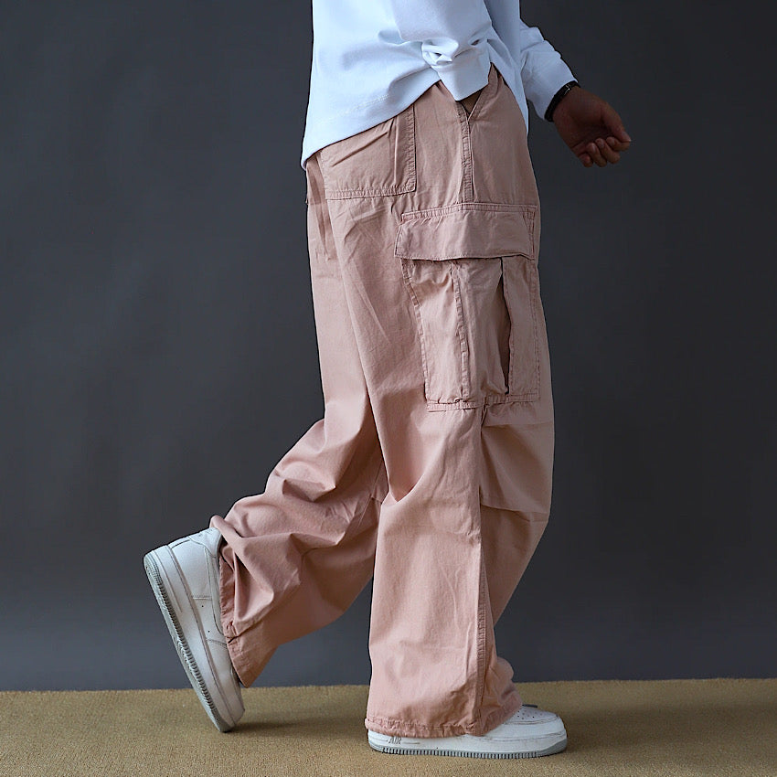 ワイドストレート ビッグポケット付 ワークパンツ（4Colors）250470