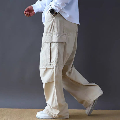 ワイドストレート ビッグポケット付 ワークパンツ（4Colors）250470