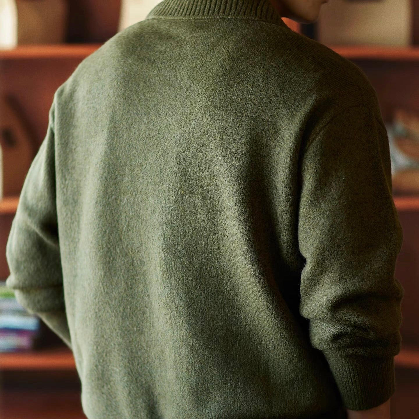 ヘビーウェイト ポロカラーセーター（3Colors）250908