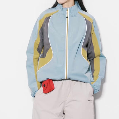 マルチカラー スタンドネック ライトジャケット（3Colors）260113