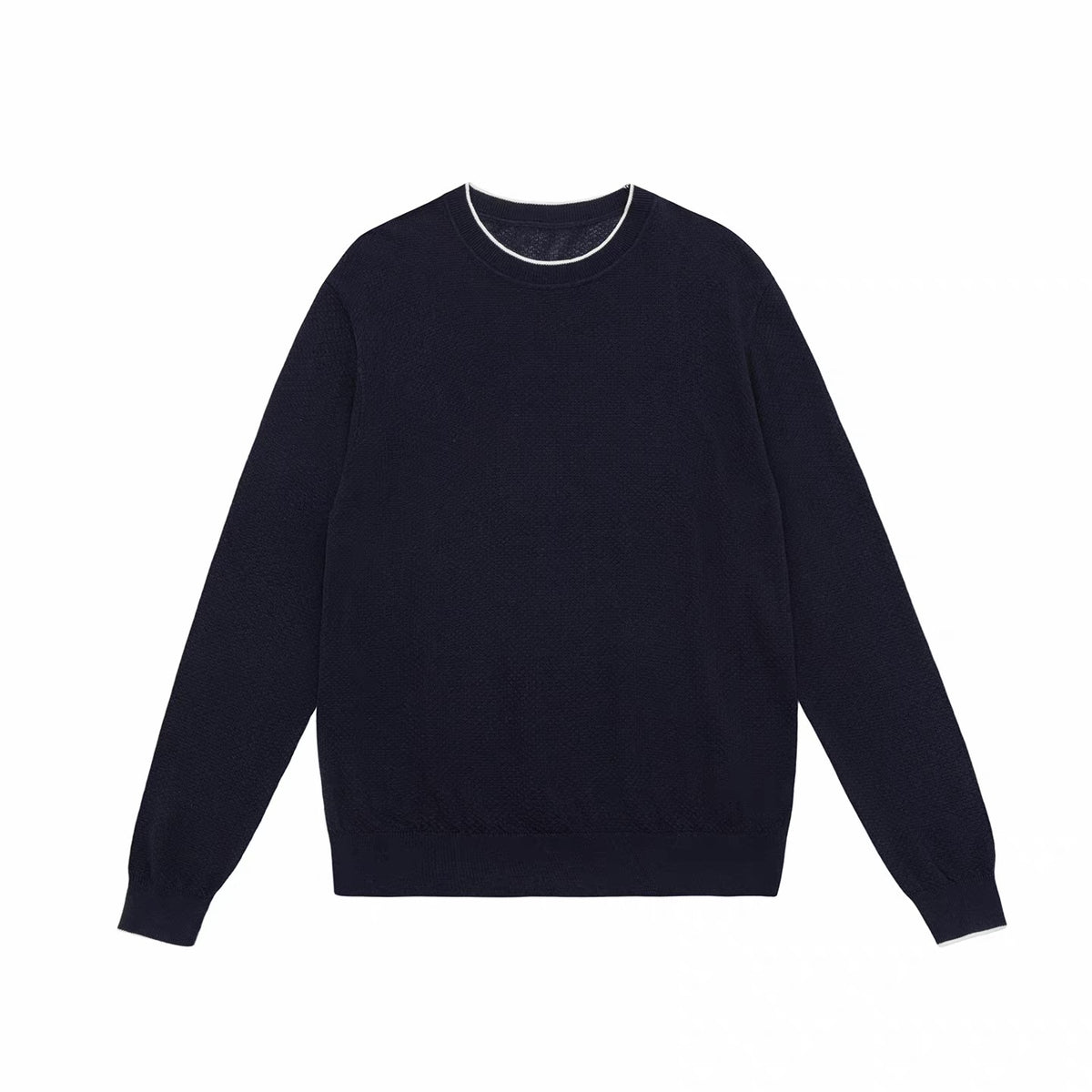 フェイクレイヤード シンプル セーター（3Colors）260793