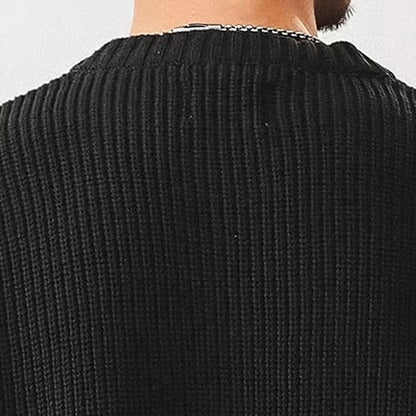 ハーフボタン ベーシック ニットセーター（4Colors）240940