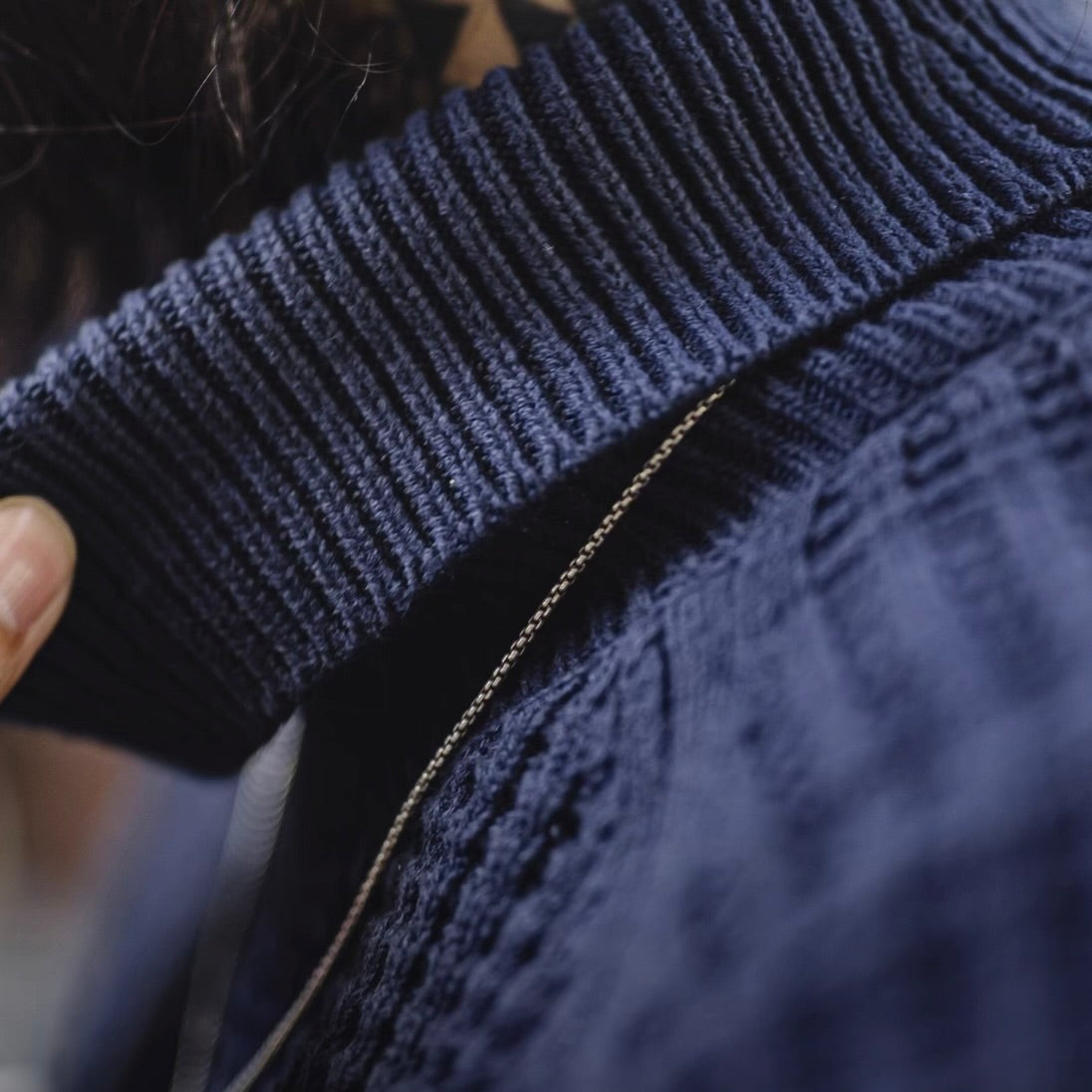 ストライプ タートルネックセーター（1Color）251035