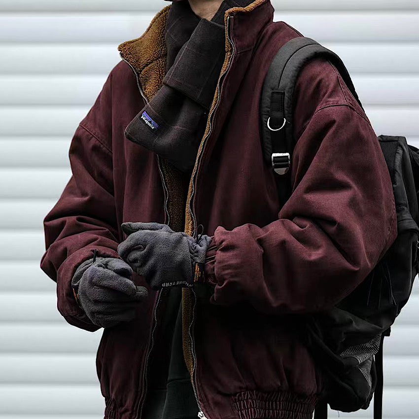 裏ボア スタンドネック 防寒ジャケット（3Colors）241122 – Champyee