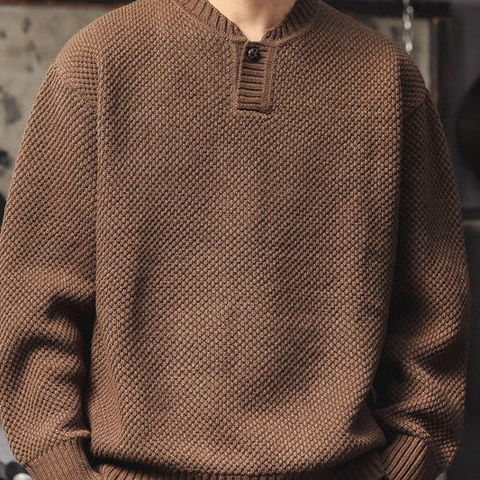 厚手 ヘンリーネック セーター（3Colors）251038