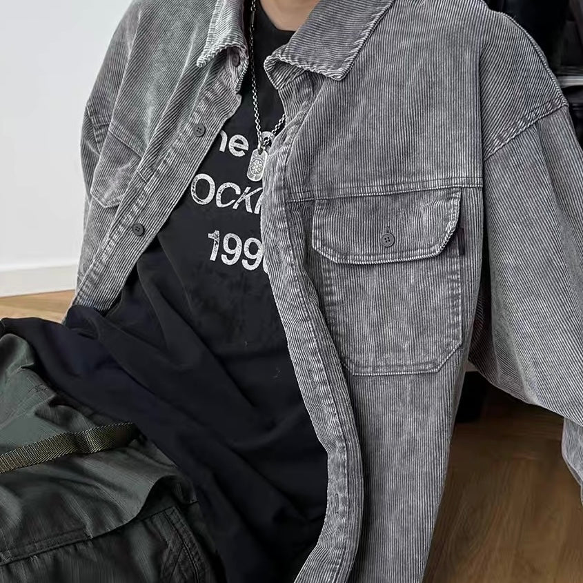 ウォッシュド コーデュロイ ワークシャツ（3Colors）250889 – Champyee