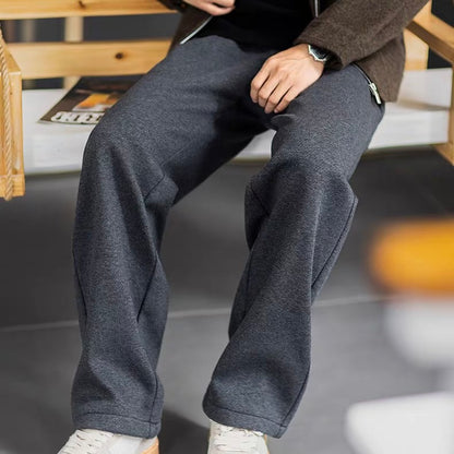 裏起毛 ワイドストレート カジュアルパンツ（2Colors）251049