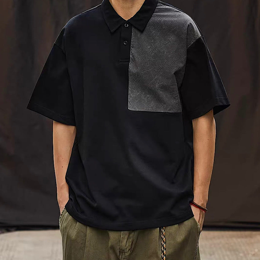 ワンポイントカラー 半袖ポロシャツ（3Colors）250375